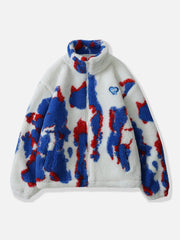 Tie Dye Sherpa Jacket - Kawaii Side