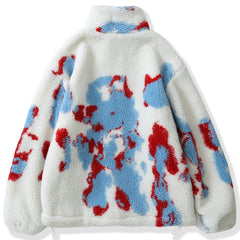 Tie Dye Sherpa Jacket - Kawaii Side