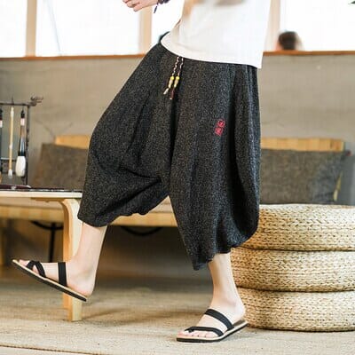 Traditional and Casual Wide Kimono Pants - Kawaii Side