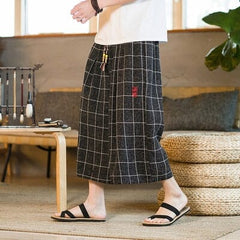 Traditional and Casual Wide Kimono Pants - Kawaii Side