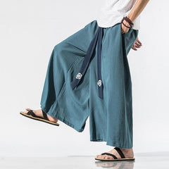 Traditional and Casual Wide Kimono Pants - Kawaii Side