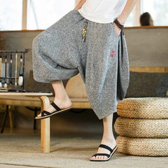 Traditional and Casual Wide Kimono Pants - Kawaii Side