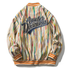 Varsity-Style Baseball College Jacket - Kawaii Side