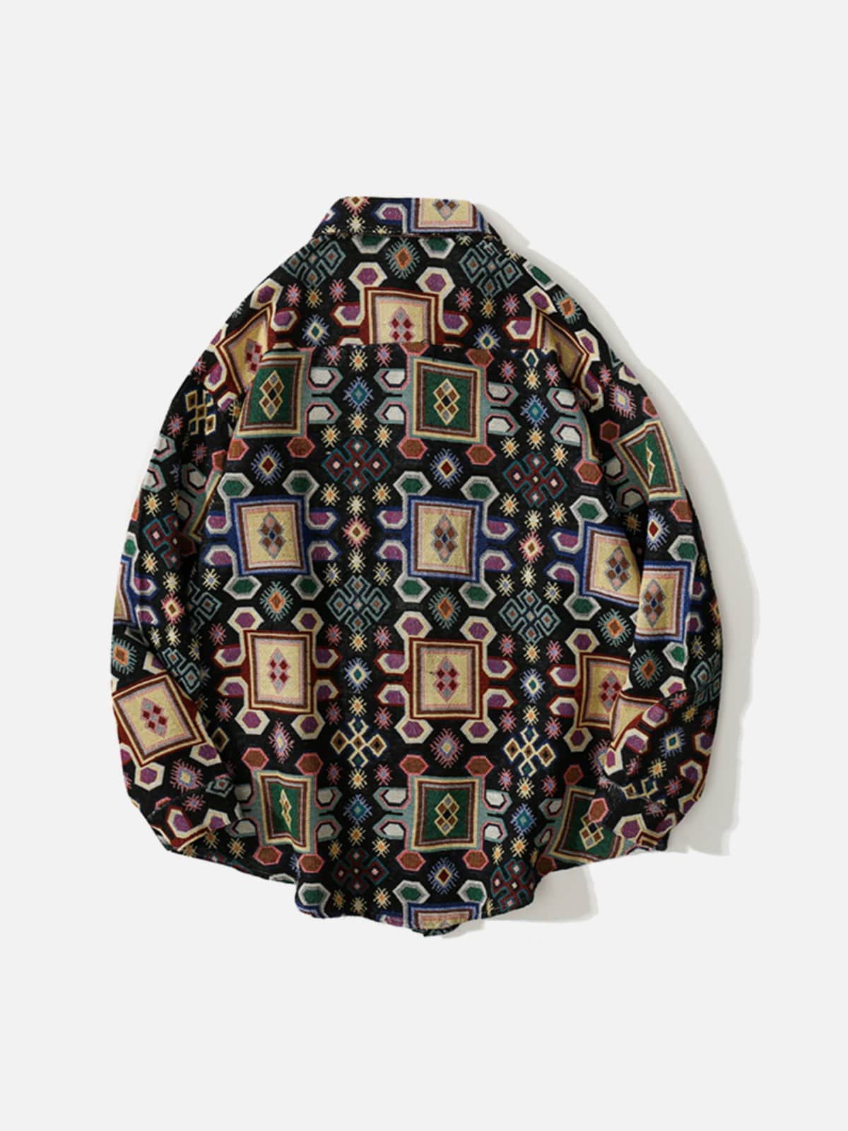 Vintage Ethnic Weaving Shacket - Kawaii Side