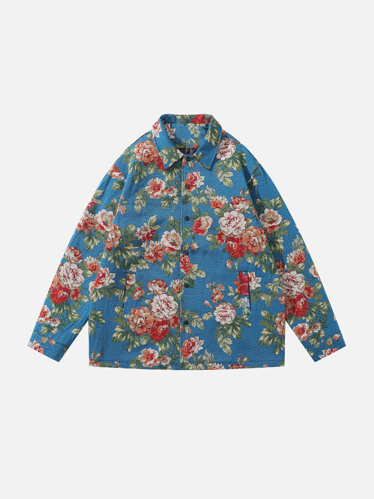 Vintage Full Flowers Shacket - Kawaii Side