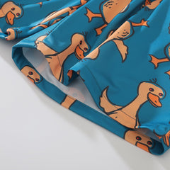 Walking Red Eye Duck Shorts - Kawaii Side