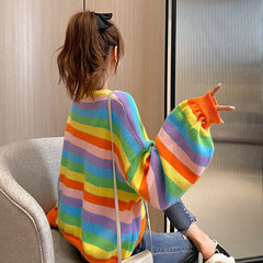 Women's Rainbow Sweater - Kawaii Side