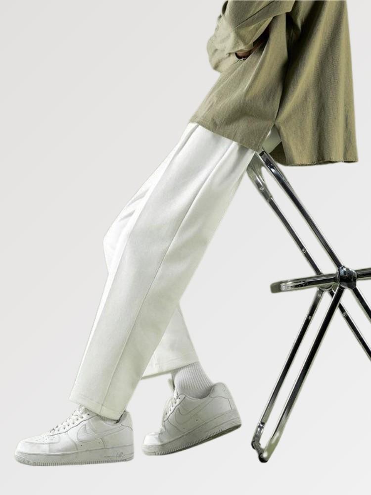 Wool Pants Mens Casual 'Waido' - Kawaii Side